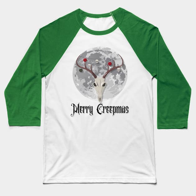 Merry Creepmas Baseball T-Shirt by Blended Designs